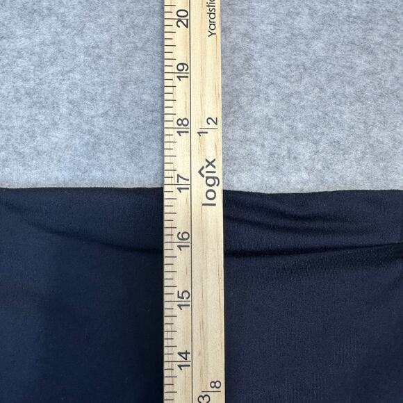 Isabel Maternity Midi Jean Short SZ 16 Medium Wash Denim Crossover Panel Stretch - Picture 9 of 11